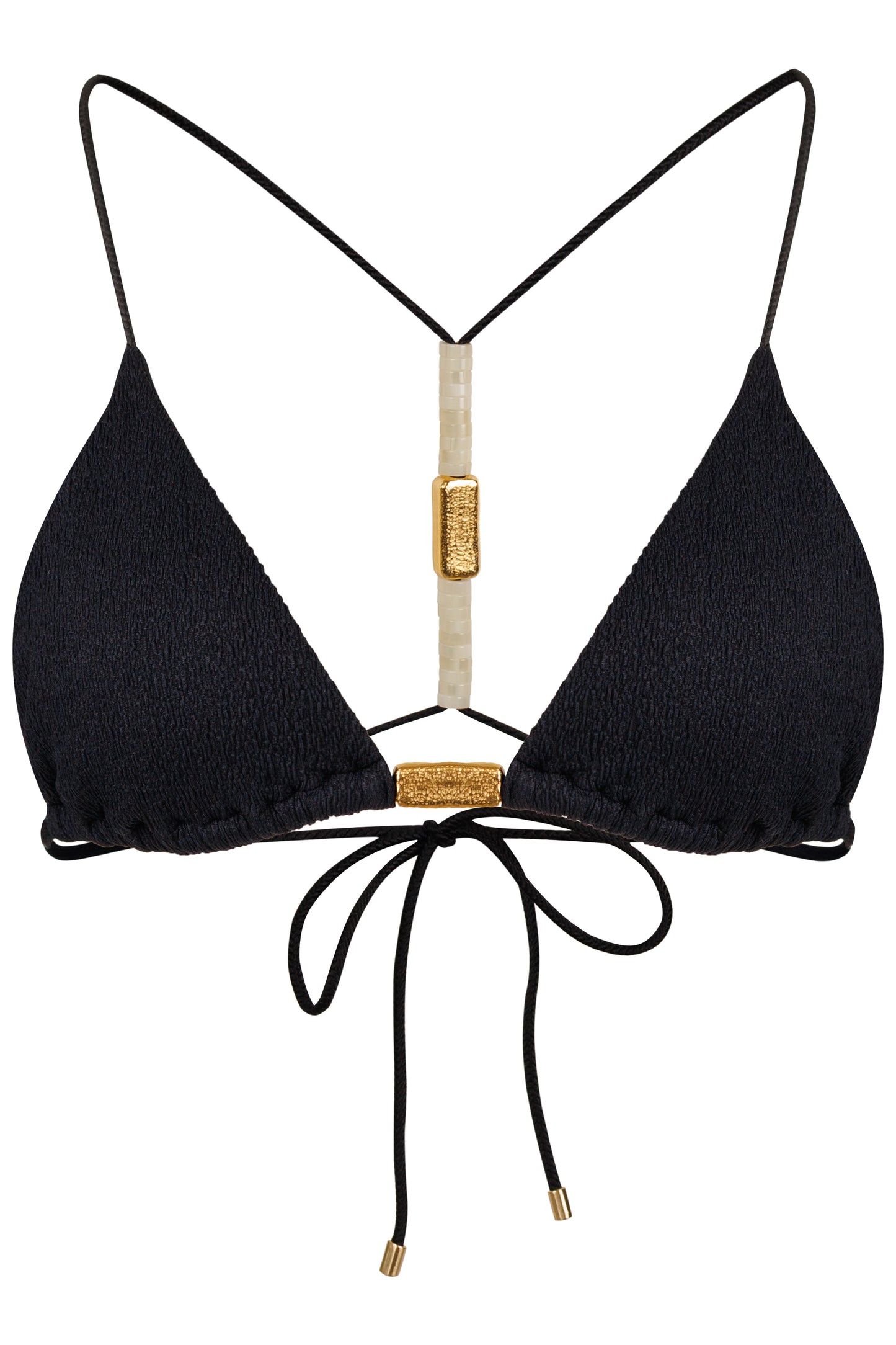 Load image into Gallery viewer, Harper T Back Tri Top Black
