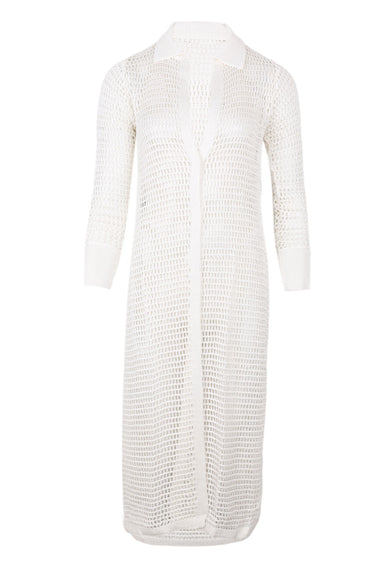 Knit Jenne Chemise Cover Up White