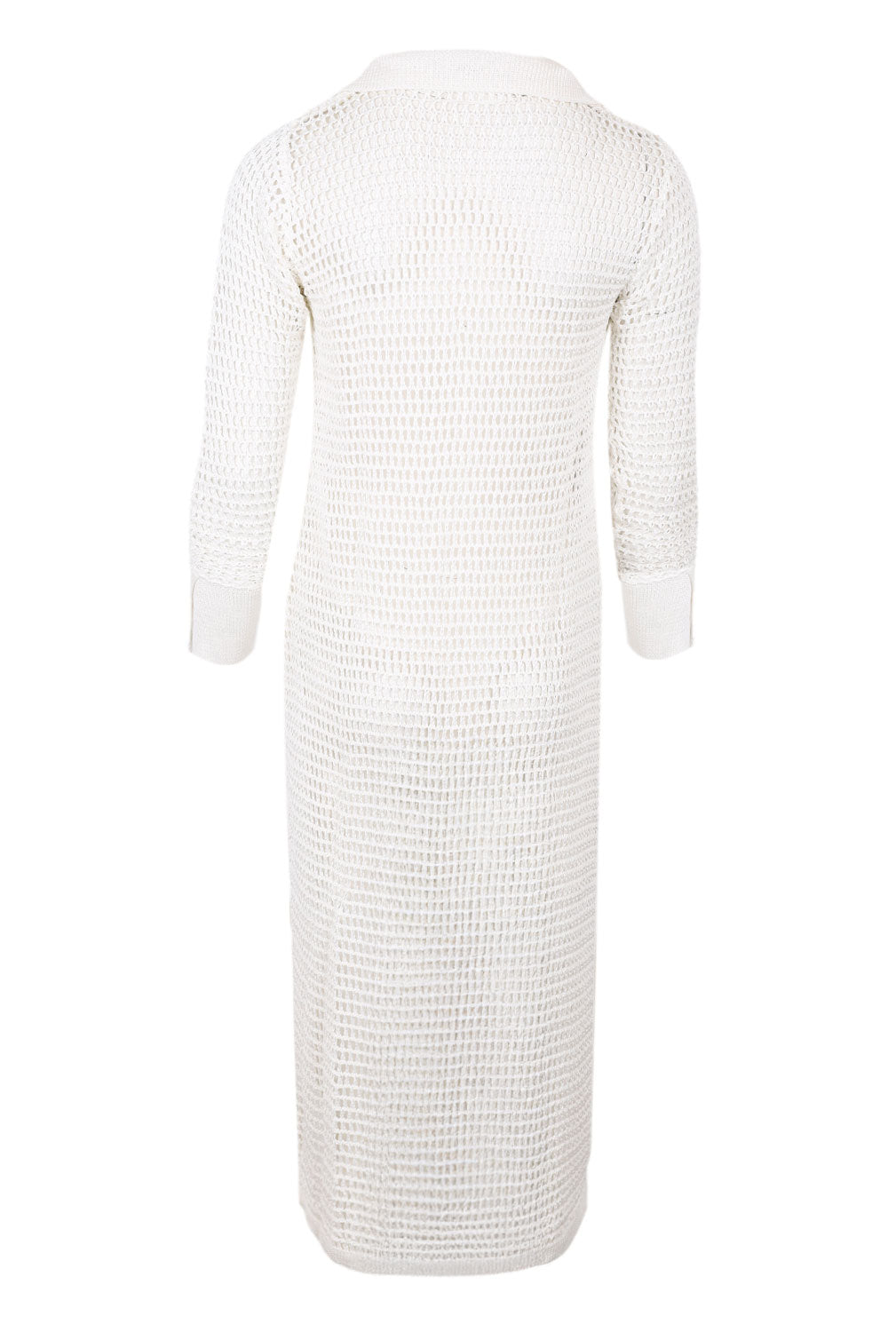 Load image into Gallery viewer, Knit Jenne Chemise Cover Up White

