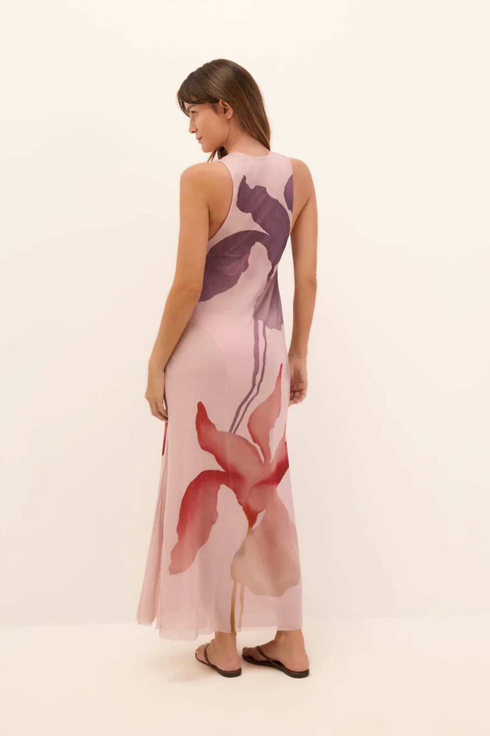 Load image into Gallery viewer, Twist Long Cover Up Floral
