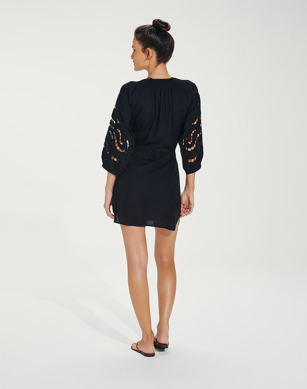 Load image into Gallery viewer, Alice Chemise Cover Up Black - Cover Up
