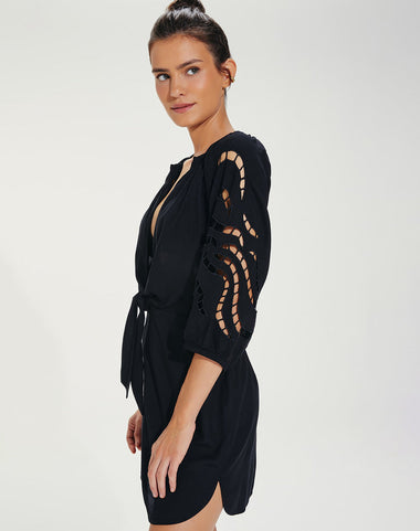 Alice Chemise Cover Up Black - Cover Up