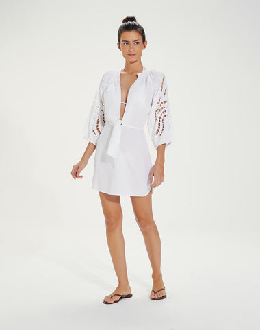 Alice Chemise Cover Up Off White - Cover Up