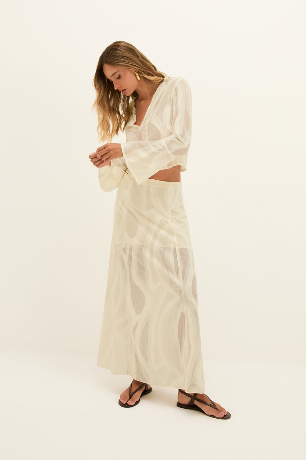 Load image into Gallery viewer, Avila Long Skirt Glitz
