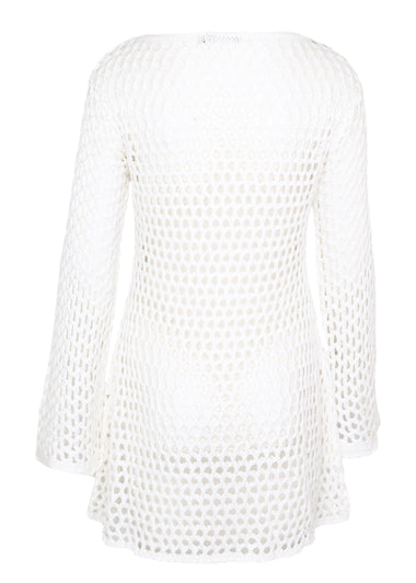 Belle Short Cover Up Off White