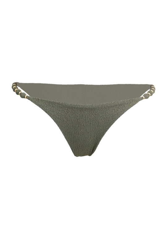 Firenze Beads Cheeky Bikini Bottom Green