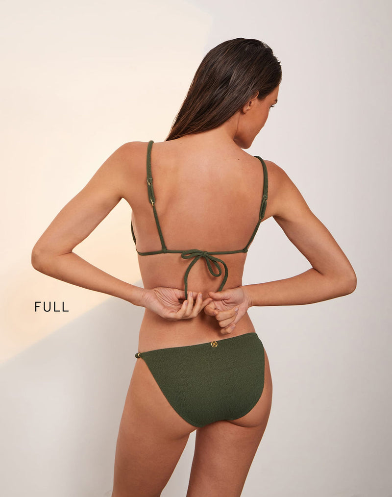 Firenze Beads Full Bikini Bottom Green