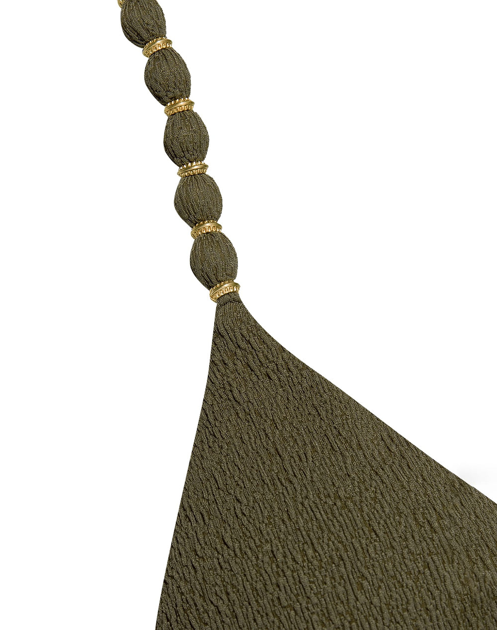 Load image into Gallery viewer, Firenze Beads Triangle Bikini Top Green - Bikini Top
