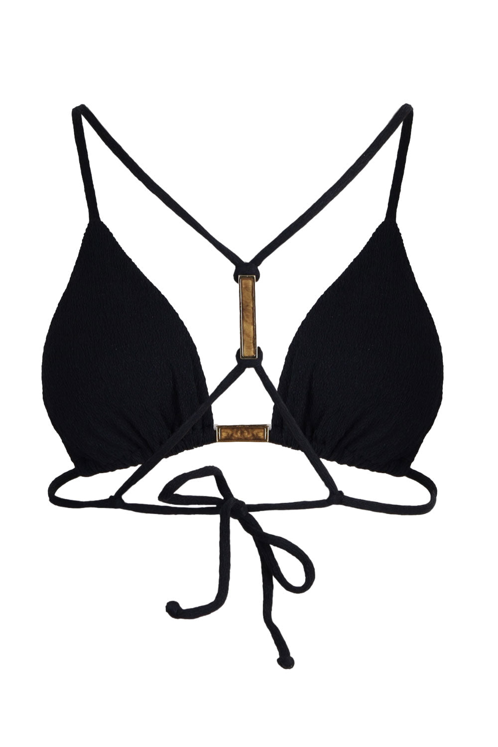 Load image into Gallery viewer, Firenze Blake T Back Tri Top Black
