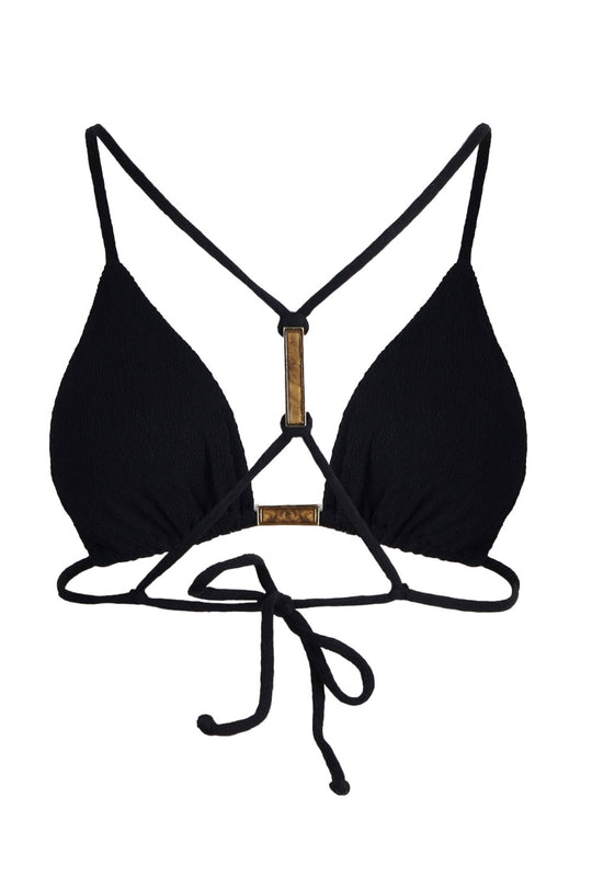 Load image into Gallery viewer, Firenze Blake T Back Tri Top Black

