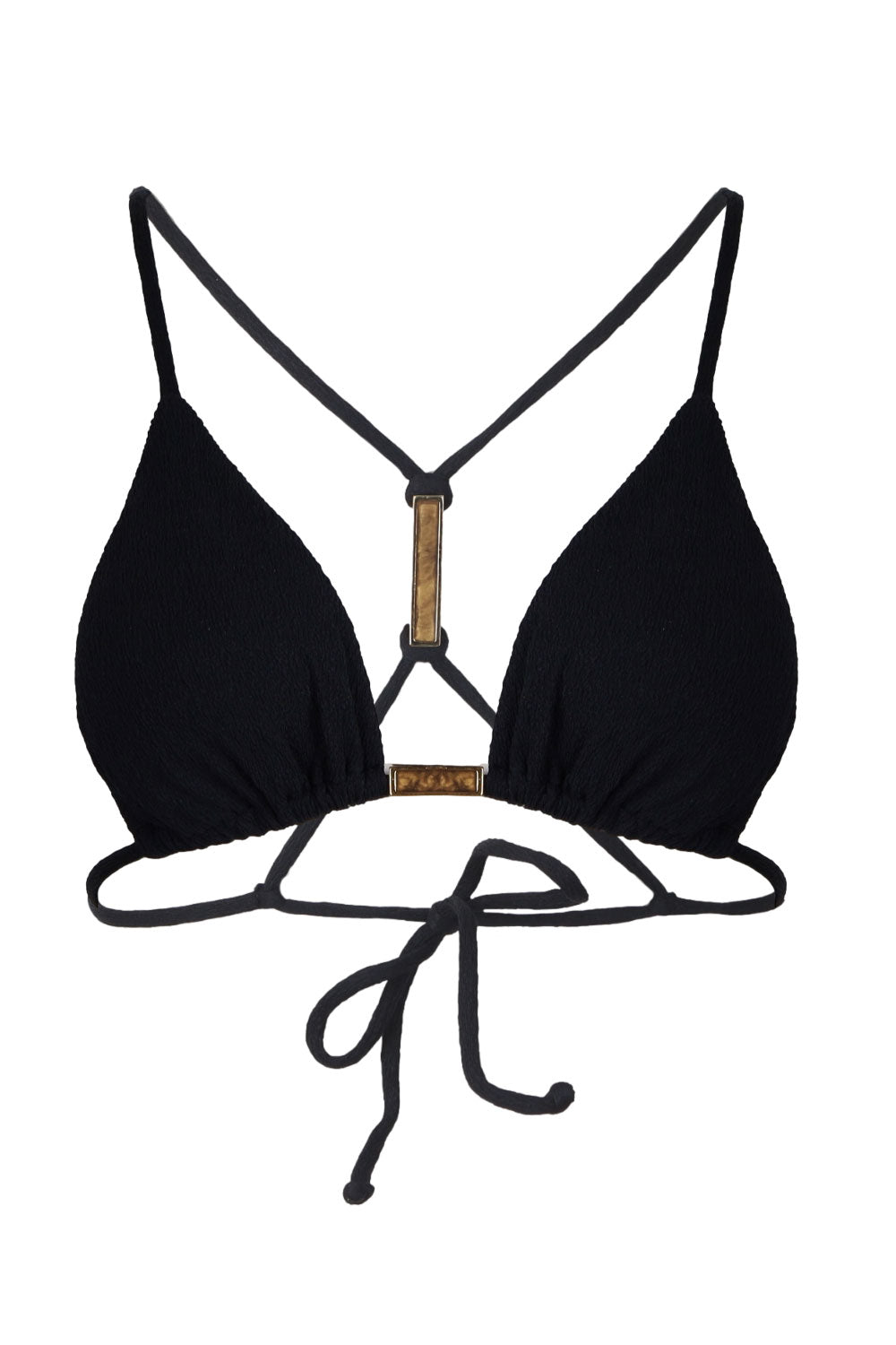 Load image into Gallery viewer, Firenze Blake T Back Tri Top Black
