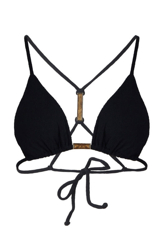 Load image into Gallery viewer, Firenze Blake T Back Tri Top Black
