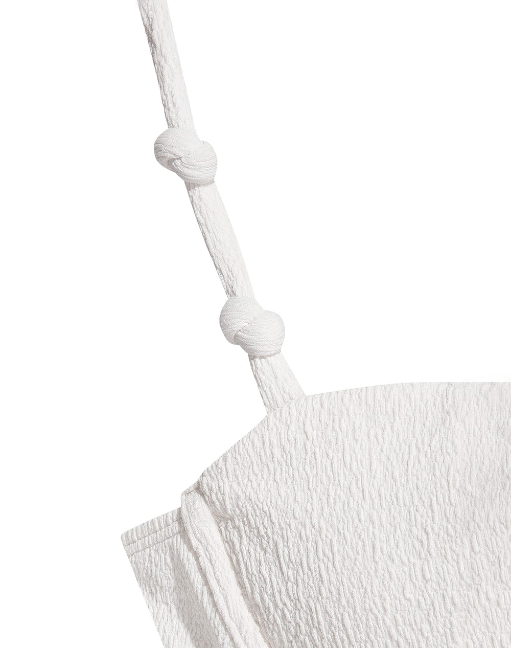 Load image into Gallery viewer, Firenze Edie Nissi Top White - Bikini Top
