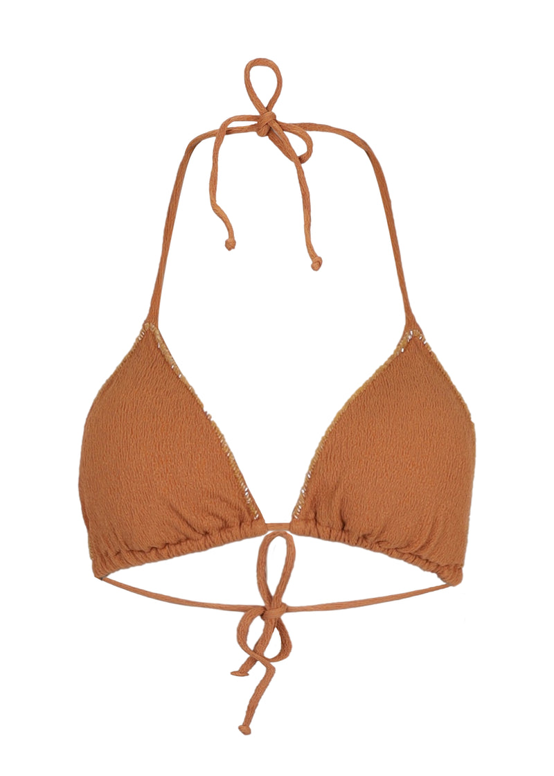 Firenze Embroidery Tri Top Desert