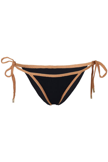 Firenze Lily Tie Side Cheeky Bottom Black