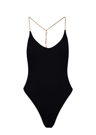 Firenze Ney T Back One Piece Black