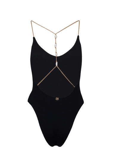 Firenze Ney T Back One Piece Black