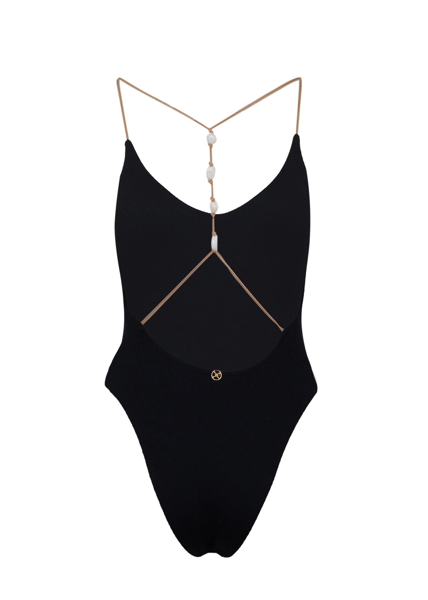 Load image into Gallery viewer, Firenze Ney T Back One Piece Black
