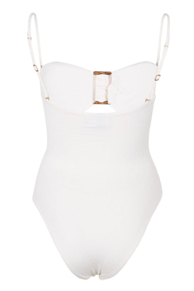Firenze Sade Bandeau One Piece White
