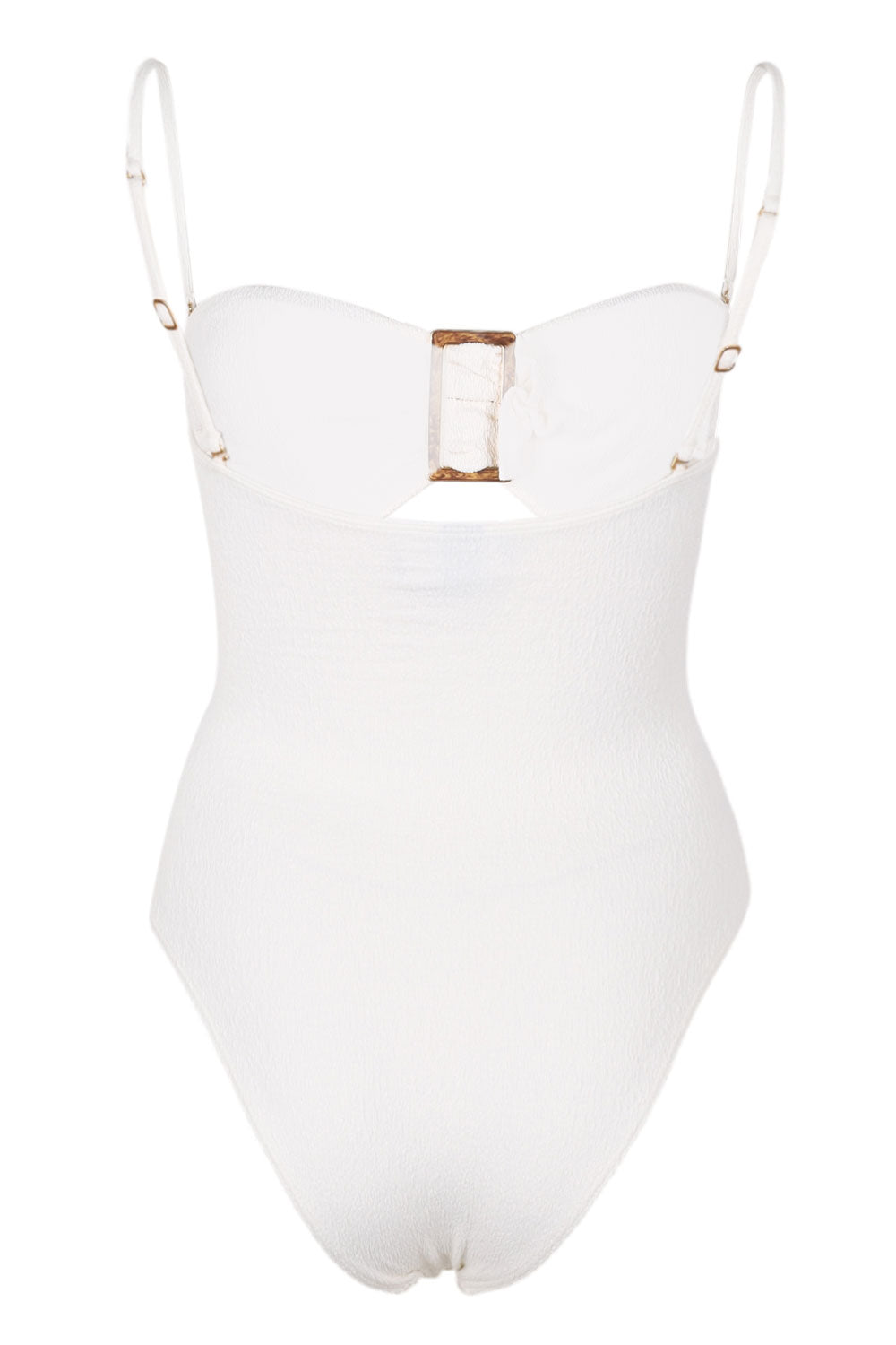 Load image into Gallery viewer, Firenze Sade Bandeau One Piece White
