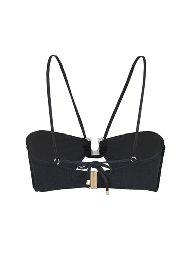 Firenze Sami Bandeau Top Black - Bikini Top