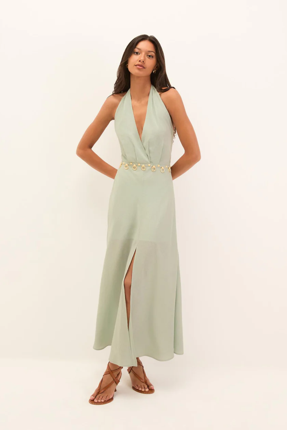 Load image into Gallery viewer, Hailey Midi Dress Regatta
