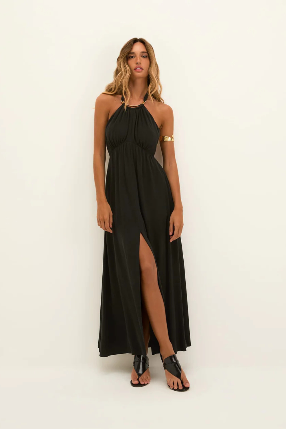 Load image into Gallery viewer, Joy Long Dress Black
