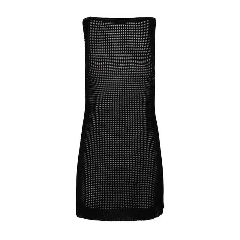 Knit Erika Short Cover Up Black