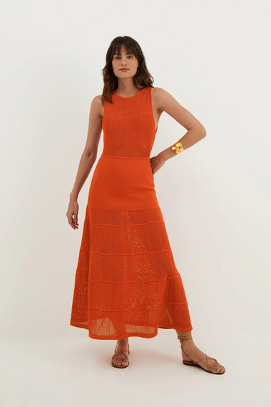 Knit Silvie Long Dress Spritz