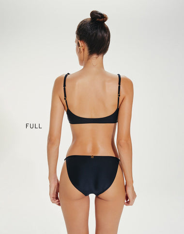 Solid Li Beads Bikini Top Black - Bikini Top