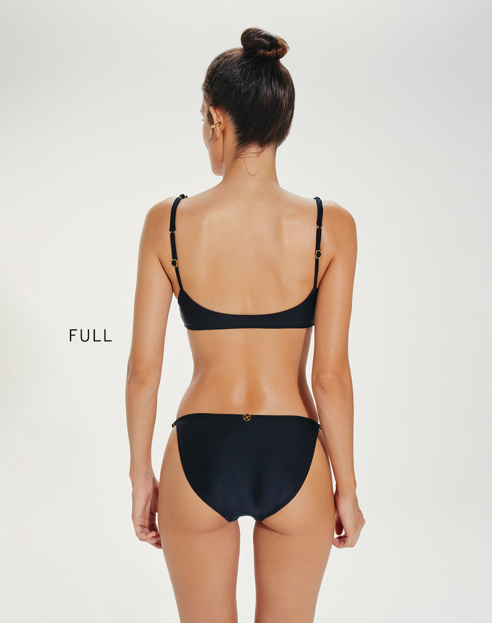 Load image into Gallery viewer, Solid Li Beads Bikini Top Black - Bikini Top
