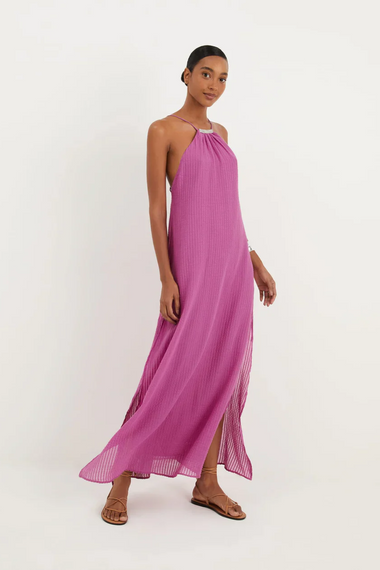 Lily Long Dress French Rose