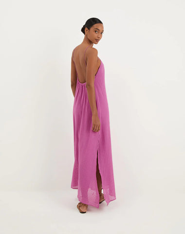 Lily Long Dress French Rose