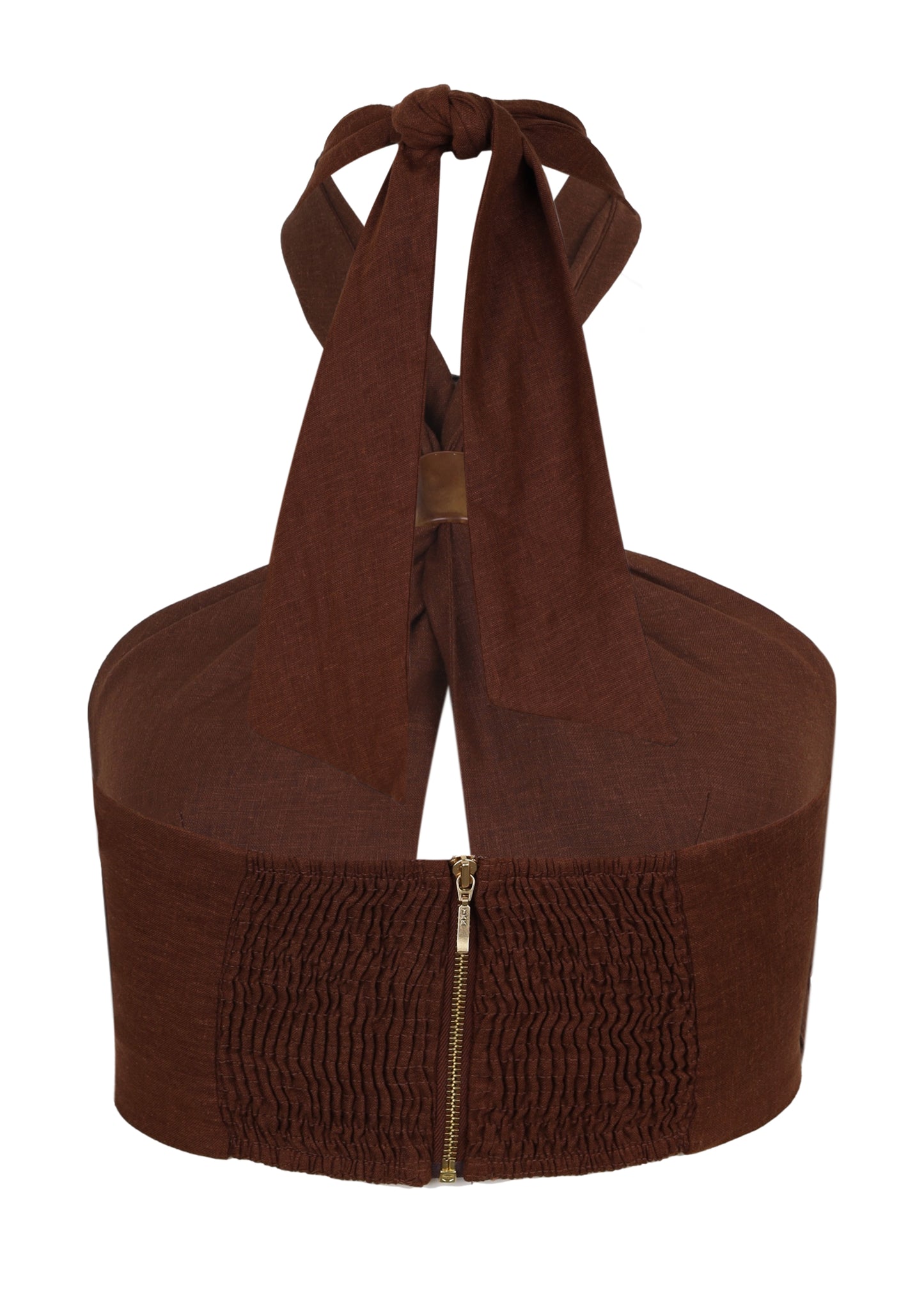 Load image into Gallery viewer, Luna Halter Top Brown
