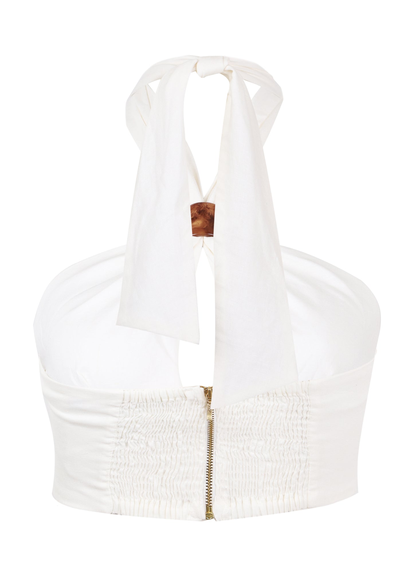 Load image into Gallery viewer, Luna Halter Top Off White
