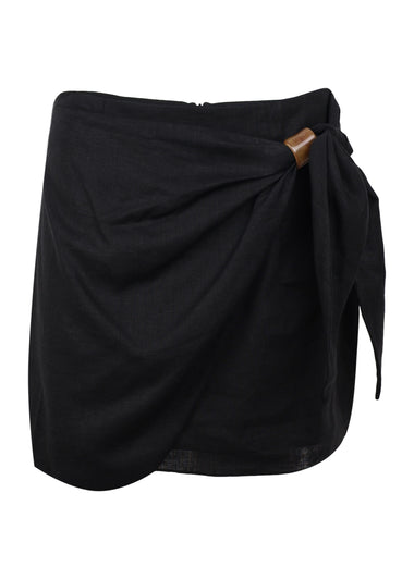 Luna Mini Skirt Black