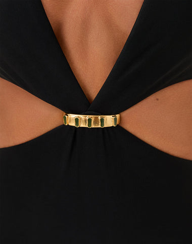 Matte Bessie One Piece Black