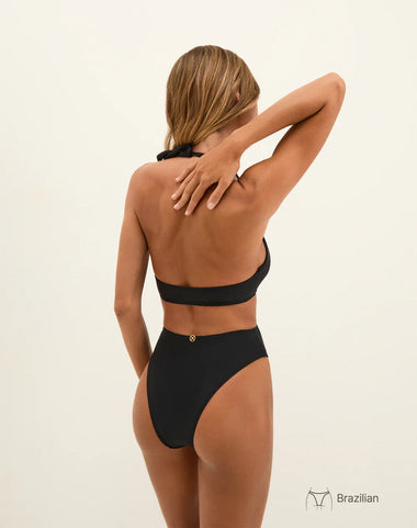 Matte Bessie One Piece Black