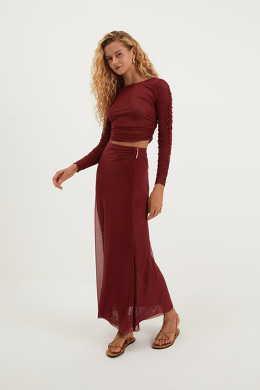 Mira Long Sleeve Top Ponche