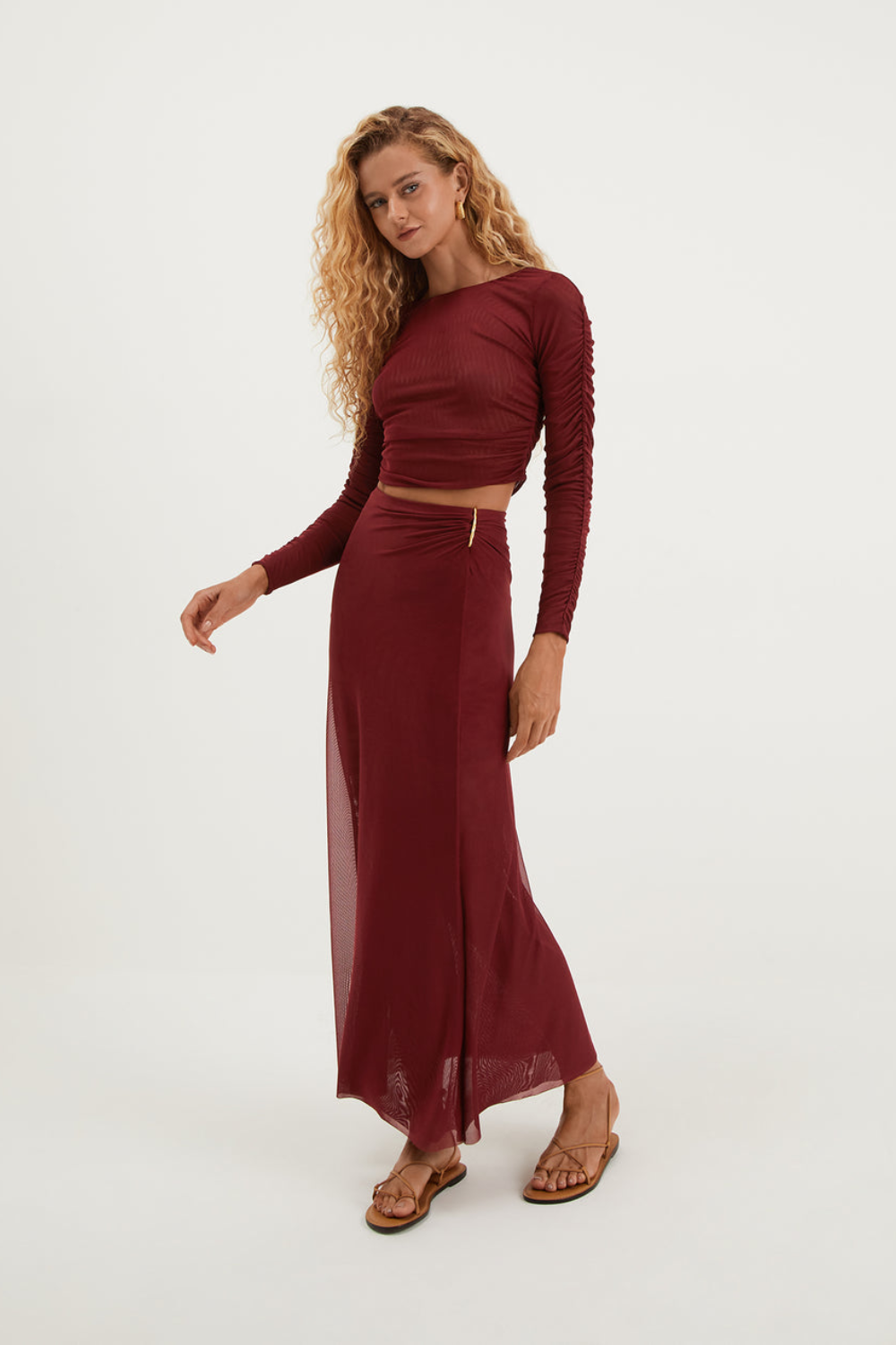 Load image into Gallery viewer, Mira Long Sleeve Top Ponche
