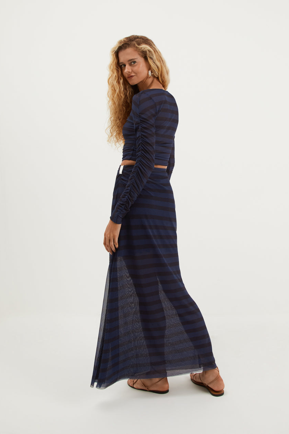 Load image into Gallery viewer, Amira Detail Long Skirt Harmonie
