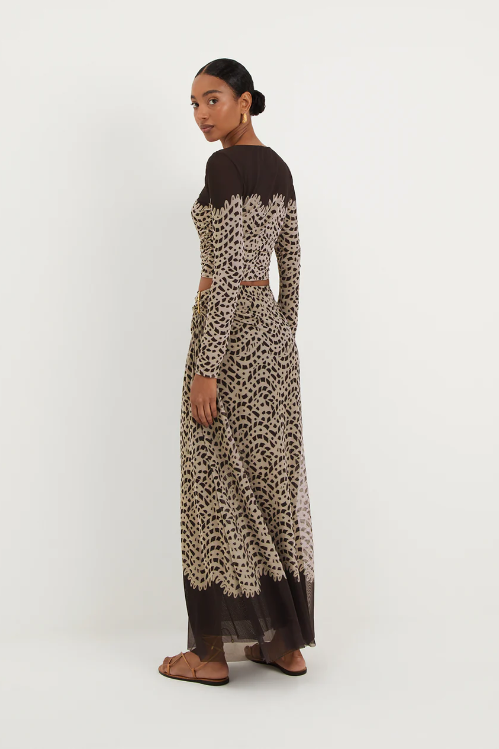 Load image into Gallery viewer, Amira Detail Long Skirt Poeme
