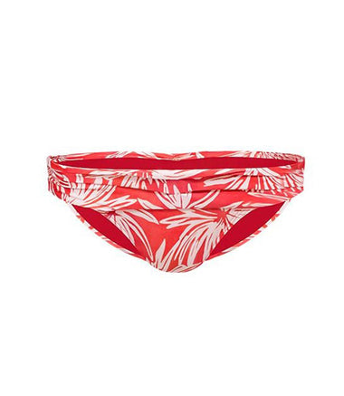 Palm Pleats Bottom Full - M - Bikini Bottom