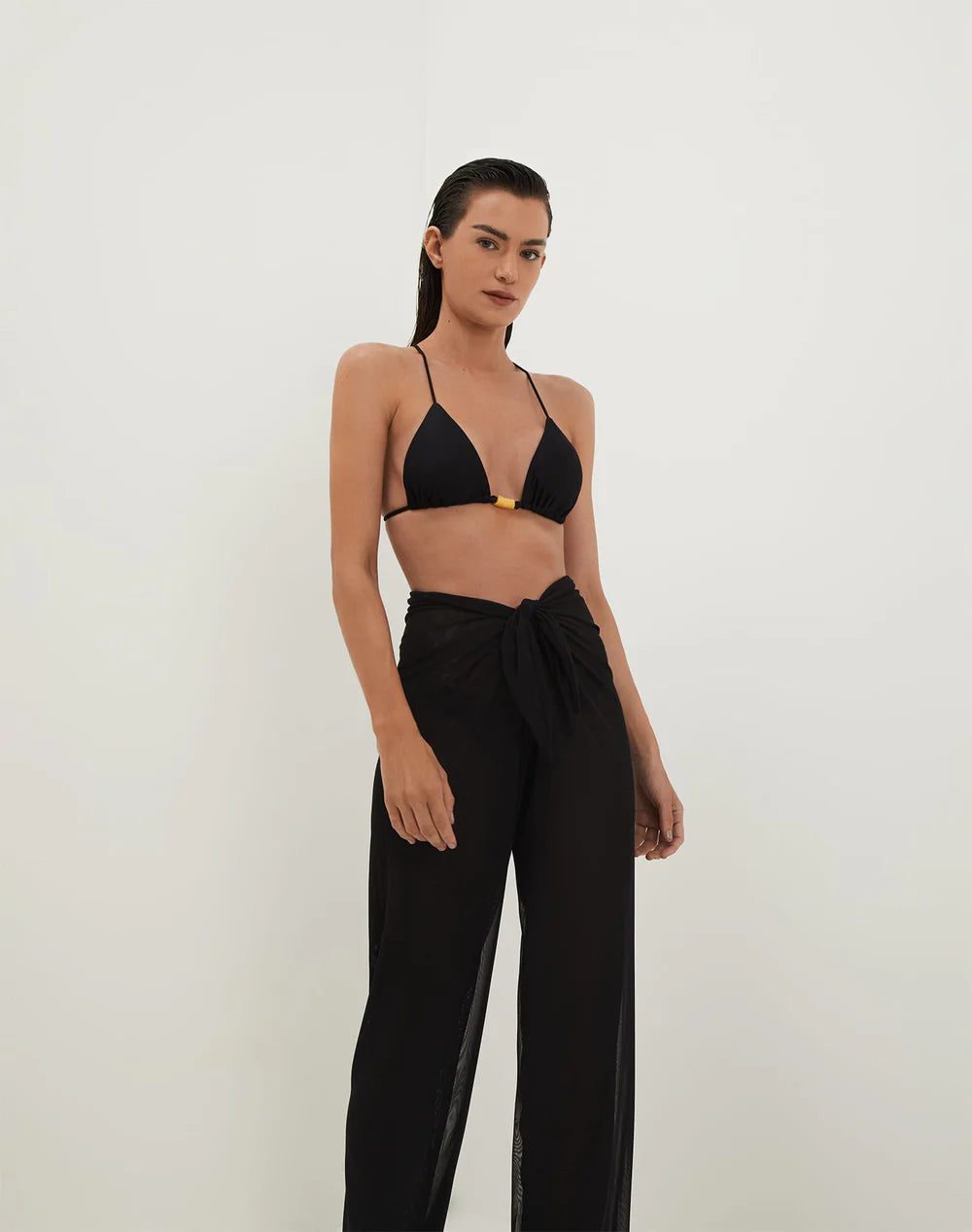 Load image into Gallery viewer, Pareo Pants Black
