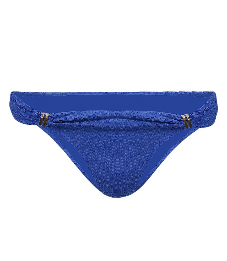 Load image into Gallery viewer, Scales Bia Tube Brazilian Cut Bikini Bottom Blue
