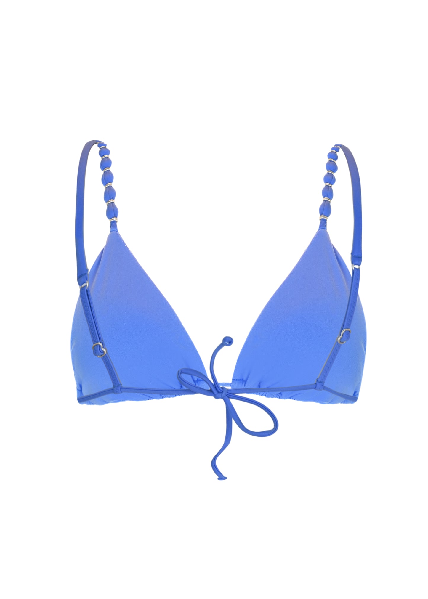 Load image into Gallery viewer, Solid Beads Parallel Tri Top Ethereal - Bikini Top
