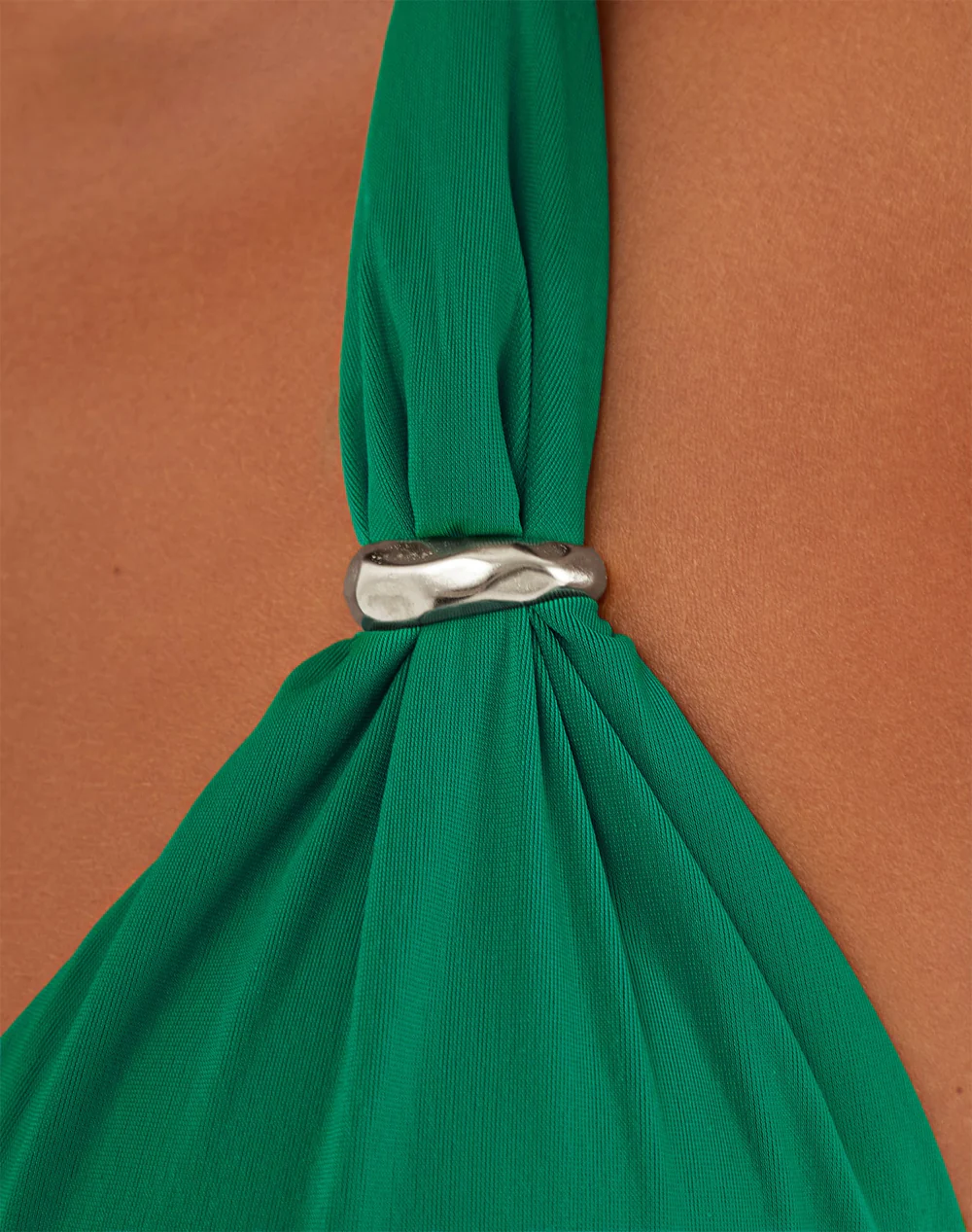 Load image into Gallery viewer, Solid Bia Tube Top Reflection - Bikini Top
