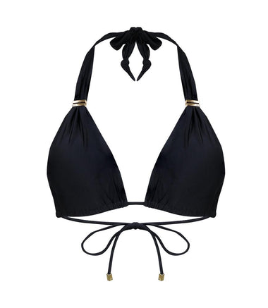 Solid Bia Tube Bikini Top Black - Bikini Top