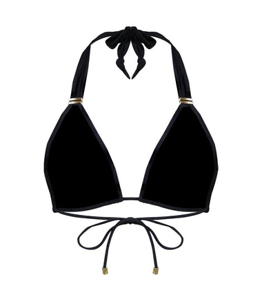 Solid Bia Tube Bikini Top Black - Bikini Top