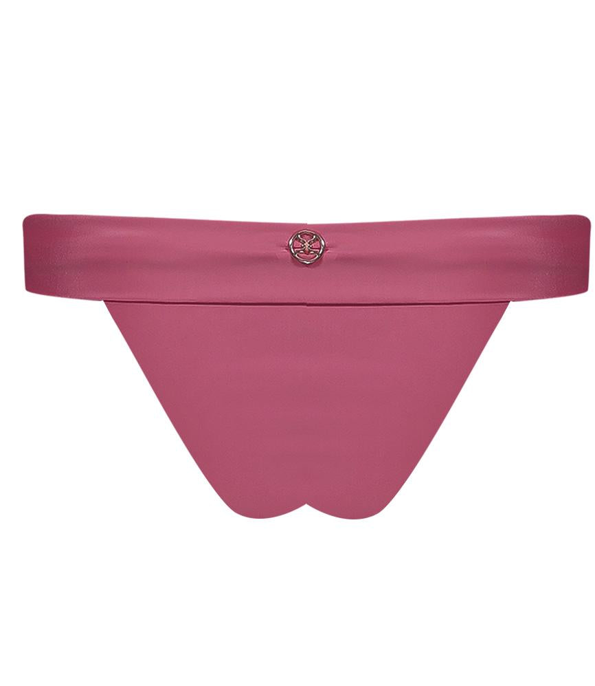 Load image into Gallery viewer, Solid Bia Tube Brazilian Cut Bikini Bottoms Pink - Bikini Bottom
